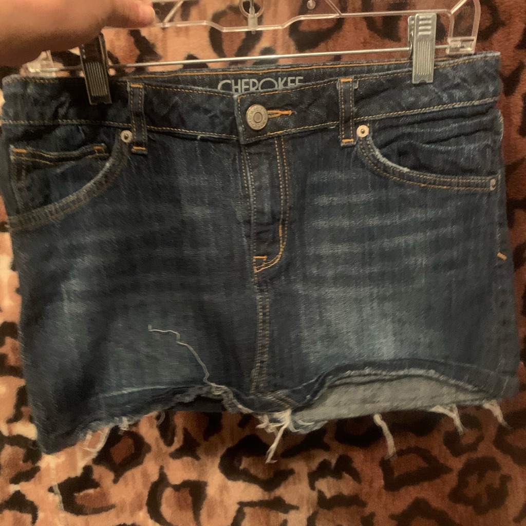 Girls Blue Jean Cherokee Skirt